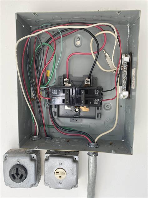 40 amp junction box|40 amp sub panel box.